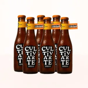 Foto de six pack de kombuchas cultivarte sabor Kombushot