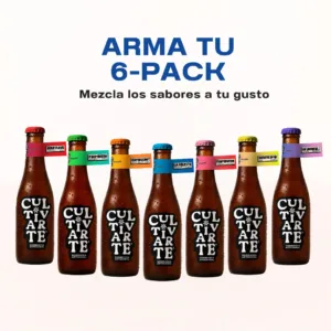 Foto de arma tu six pack de kombuchas cultivarte